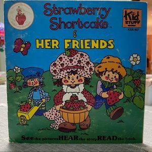 Strawberry Shortcake Vintage Read Along Storybook/Record
